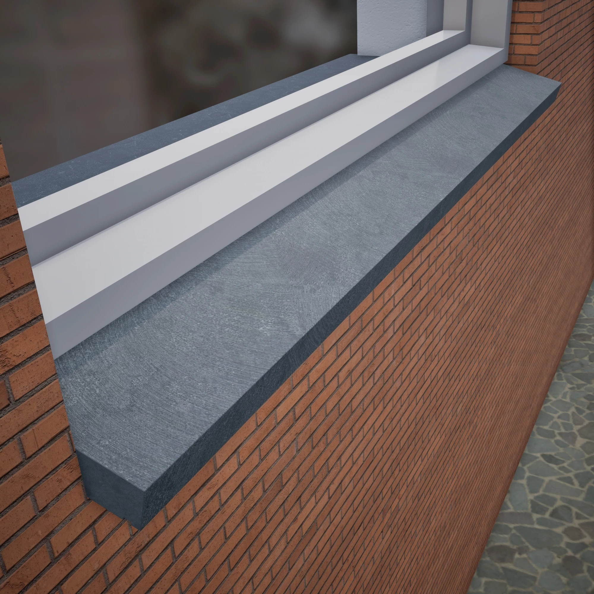 natuursteenshop Raamdorpel Hardsteen blauwgrijs 210 x 30 (135)