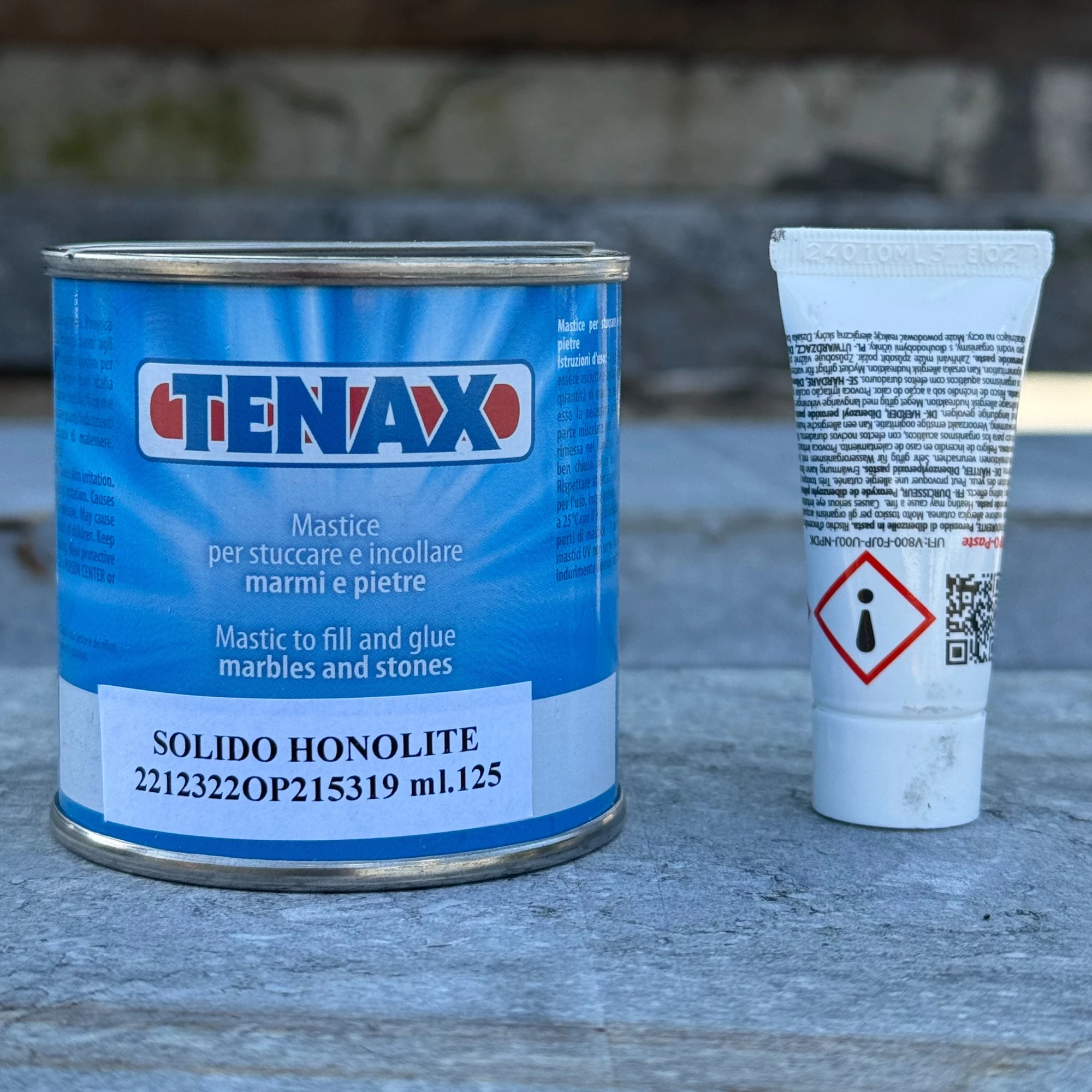 tenax Tenax Solido Holonite/Betongrijs 2 componenten steenlijm - 125 ml (137)