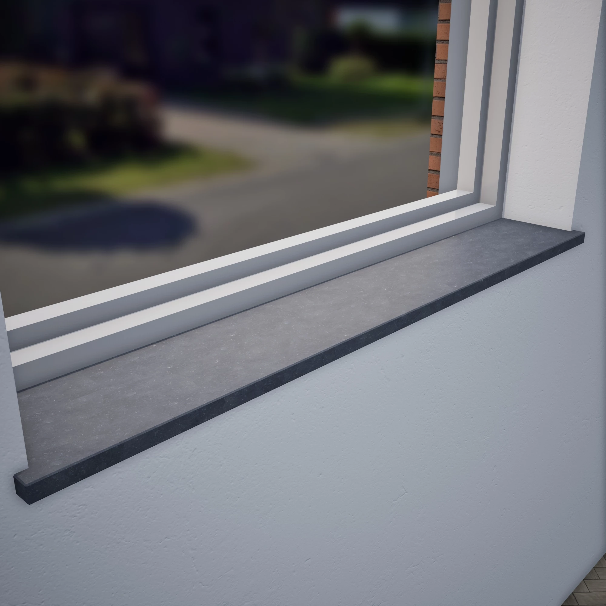 natuursteenshop Vensterbank Belgisch Hardsteen licht gezoet  (4)