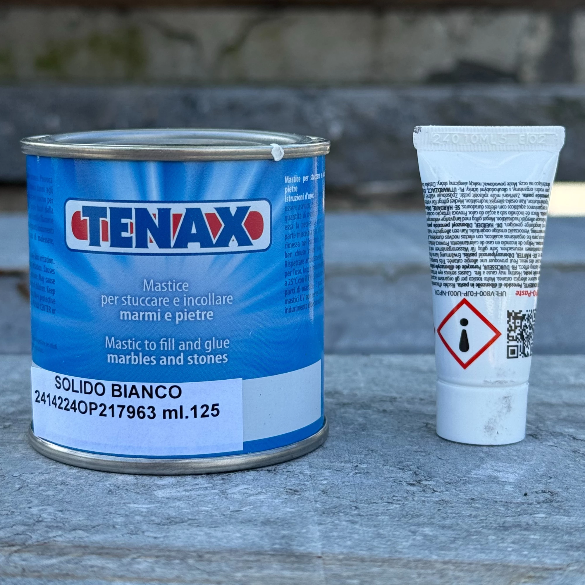 tenax Tenax Solido Bianco/Wit 2 componenten steenlijm - 125 ml (42)