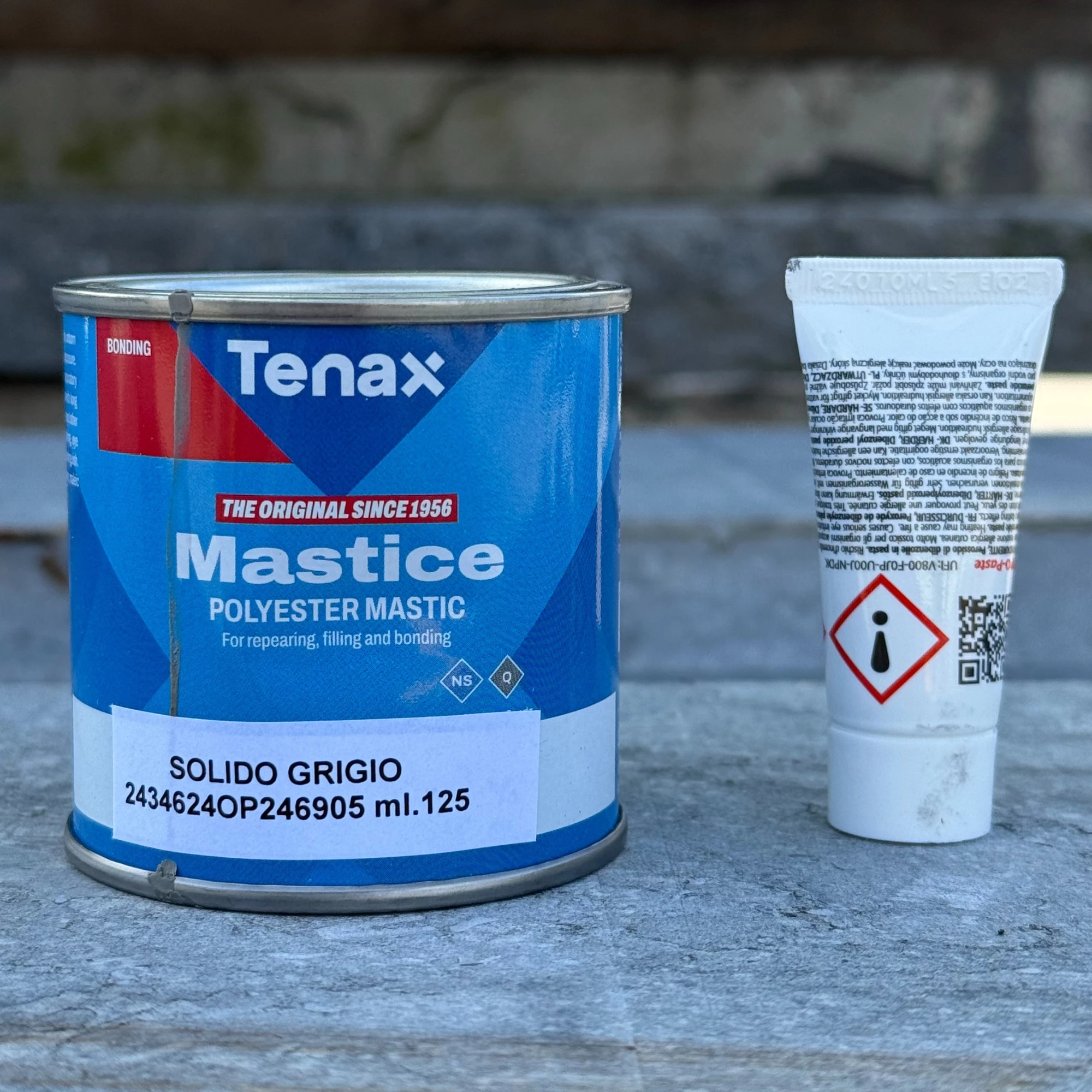 tenax Tenax Solido Grigio - Grijs 2 componenten steenlijm - 125 ml (45)